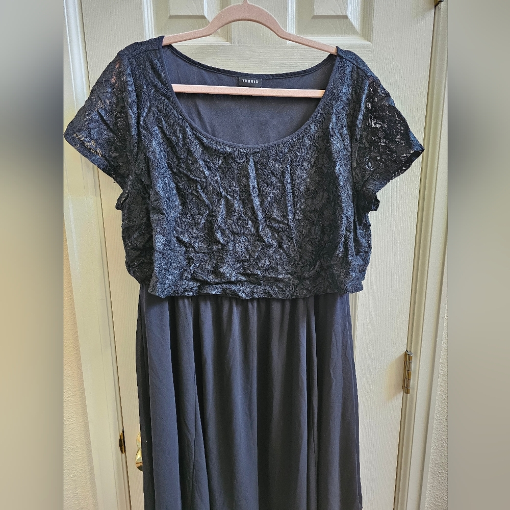 TORRID Lace sheer dress